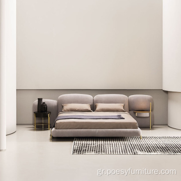 Νέο σχεδιασμό διάσημο πέτρινο σχήμα σχεδιασμό υφάσματος κρεβάτι